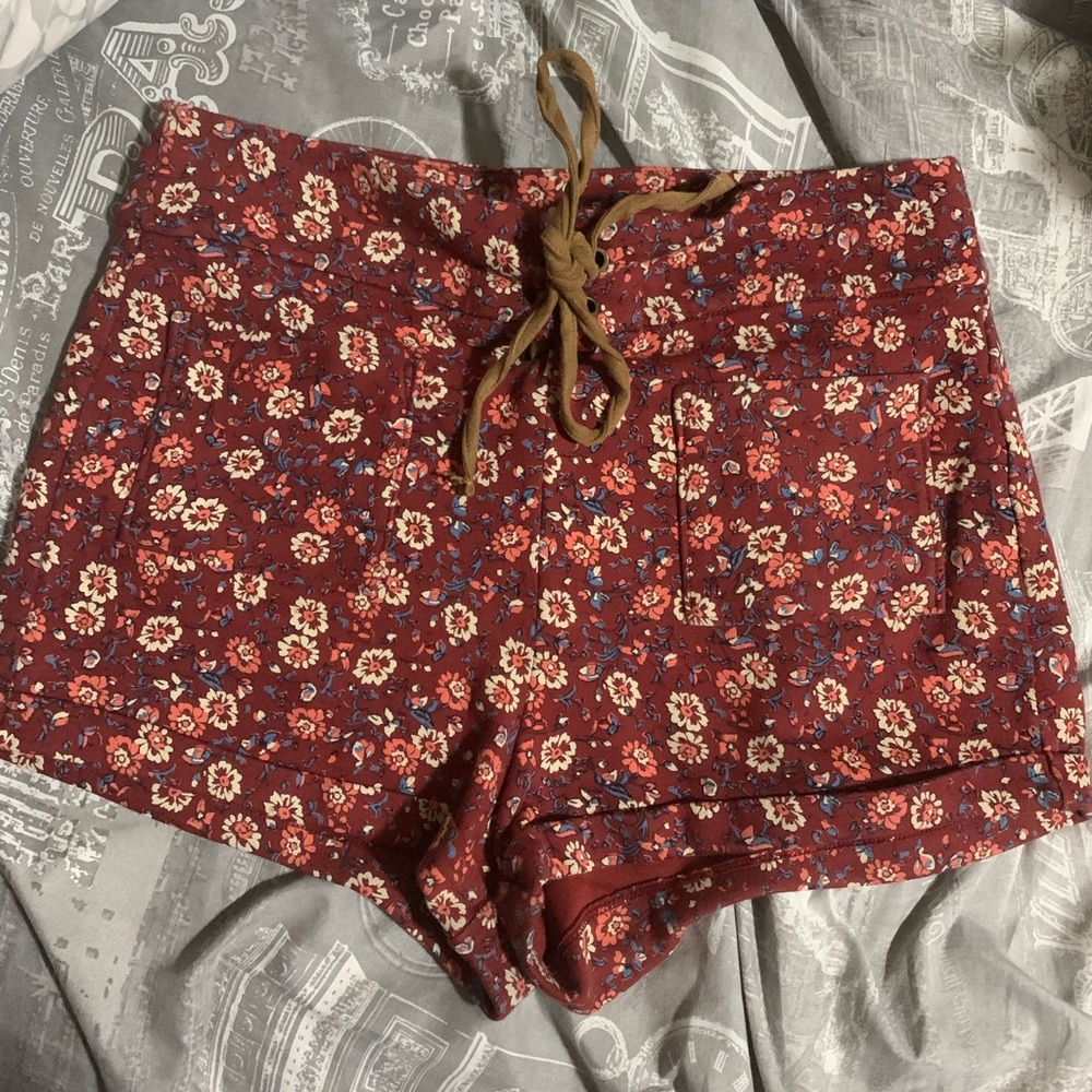 High rise shorts